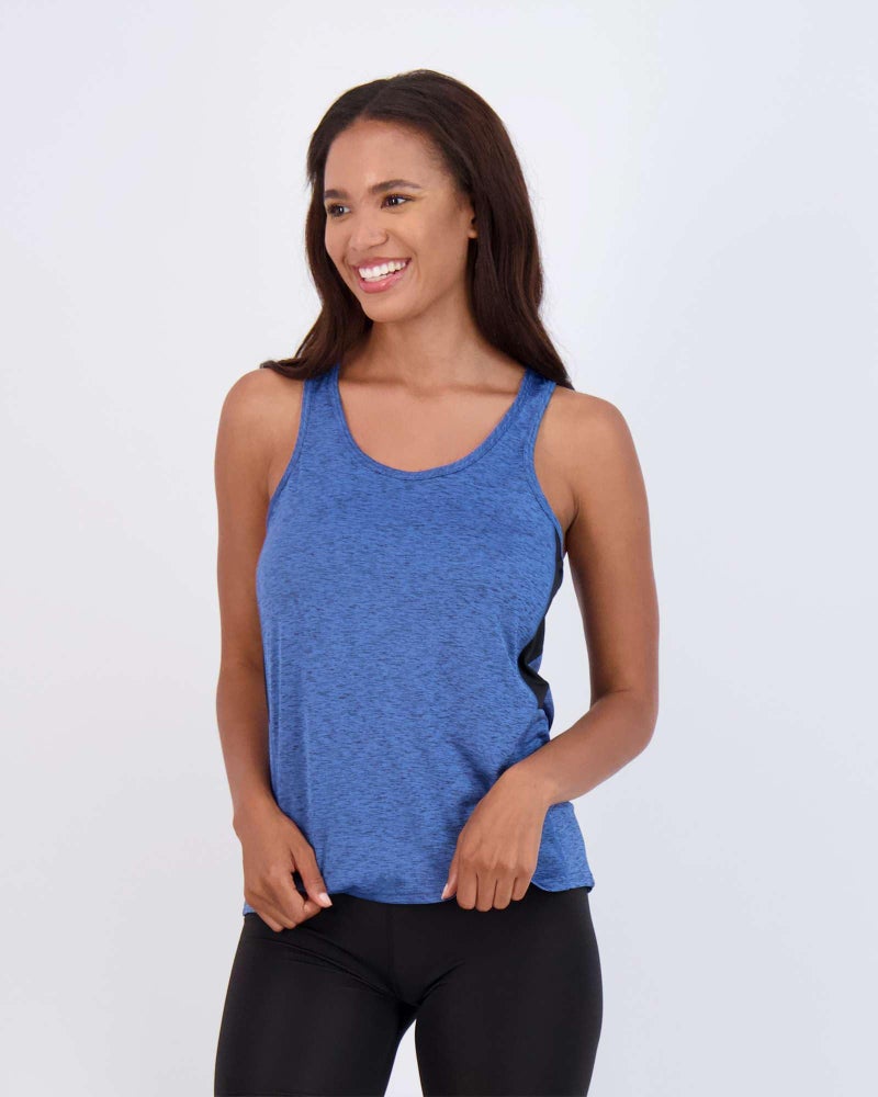 REALESSENTIALS 5 Pack: Womens Quick Dry Fit Ladies Tops Blouse Tee Athletic Yoga Workout Running Gym Active Tees Exercise Women Racerback Sleeveless Flowy Fitness Loose Fit Moisture Wicking Tank Top - Set 3,XL - Image 2